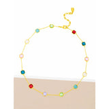 Zenzii Crystal Collar Necklace