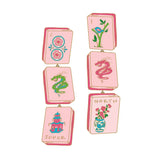Mahjong Tile Earrings