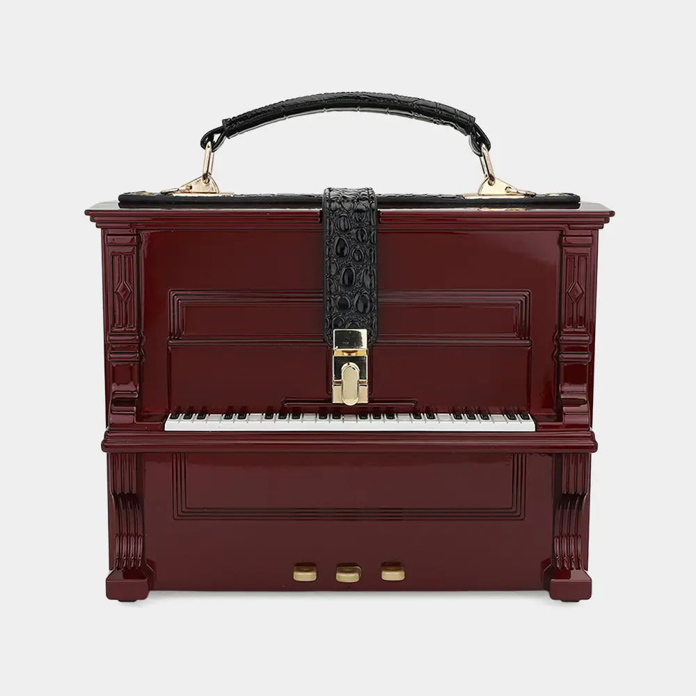 Acrylic Piano Shape Handbag