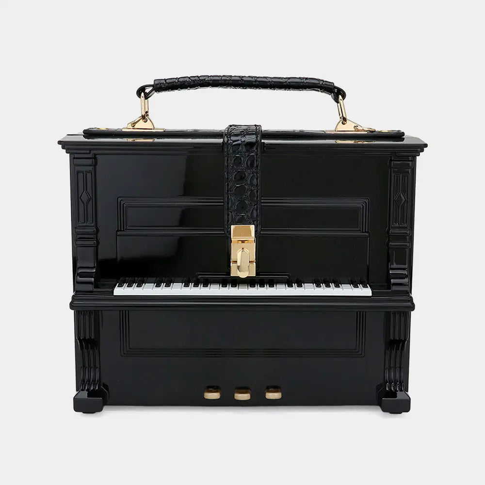 Acrylic Piano Shape Handbag