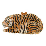 Crystal Embellished Tiger Evening Clutch