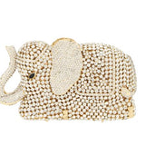 Crystal Embellished Elephant Purse