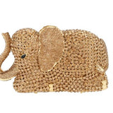 Crystal Embellished Elephant Purse