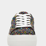 Betsey Johnson Sidny Black Multi Sneaker Q061