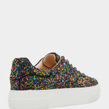 Betsey Johnson Sidny Black Multi Sneaker Q061