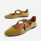 Intentionally Blank Vandam Mary Jane Flat I028