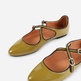 Intentionally Blank Vandam Mary Jane Flat I028