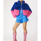 Jayley Bamboo Faux Fur Cropped Coat