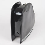 Black grand piano handbag with black strap alt view 2
