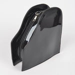 Black grand piano handbag with black strap alt view 4
