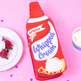Red whipped cream handbag with 'Original Whipped Cream' text alt view