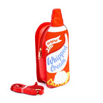 Red whipped cream handbag with 'Original Whipped Cream' text alt view 3