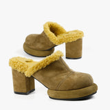 All Black MOD Winter Mule I104