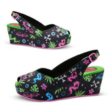 Hot Chocolate Horror Luau Wedge R059