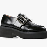 All Black Woven Solid Lugg Oxford I110