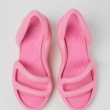 Pink high-heeled shoe top