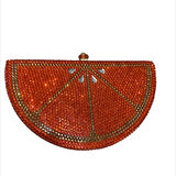 Crystal Orange Handbag