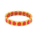 Zenzii Flower Enamel Stretch Bracelet