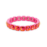 Zenzii Square Crystal Stretch Bracelet