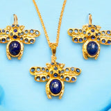 Ancient Bazaar Gold Plated Brass Necklace