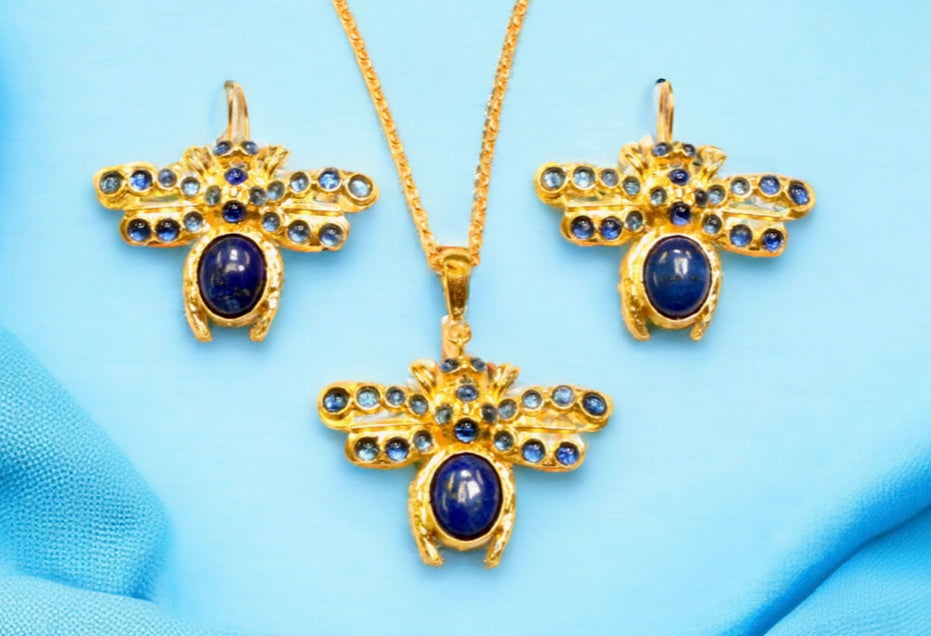 Ancient Bazaar Gold Plated Brass Necklace