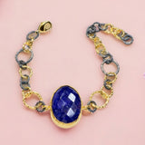 Ancient Bazaar Gold Plated Brass Bracelet