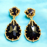Ancient Bazaar Gold Plated Brass Earrings