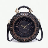 Large Scroll Clock Handbag