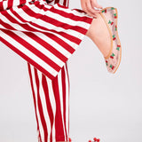 Fuchsia Cherry Mesh Flat R135