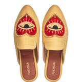 Fuchsia Nazar Royale Mule R136