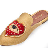 Fuchsia Nazar Royale Mule R136