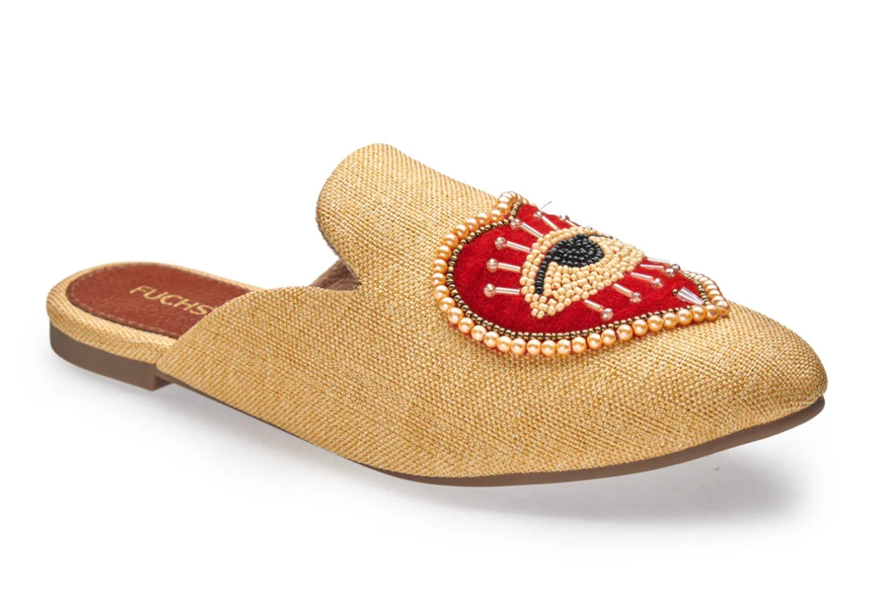 Fuchsia Nazar Royale Mule R136