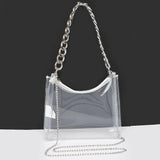 Big Chain Clear Handbag