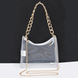 Big Chain Clear Handbag