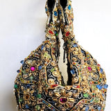 Hand-Crafted All-Beaded Zip Top Wristlet