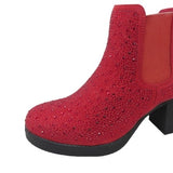 Atalina Rhinestone Ankle Boot S079