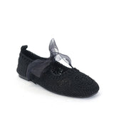 Atalina Ivory Crochet Flat S082