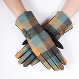 Two Button Boxy Flannel Gloves