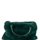 Confidante Emerald Faux Fur Handbag