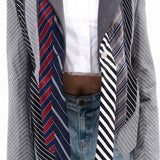 Azalea Wang Gray Tie Blazer