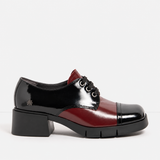Art Varsova Nappa Shinny Platform Oxfords S094