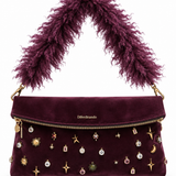 Burgundy Charm Handbag