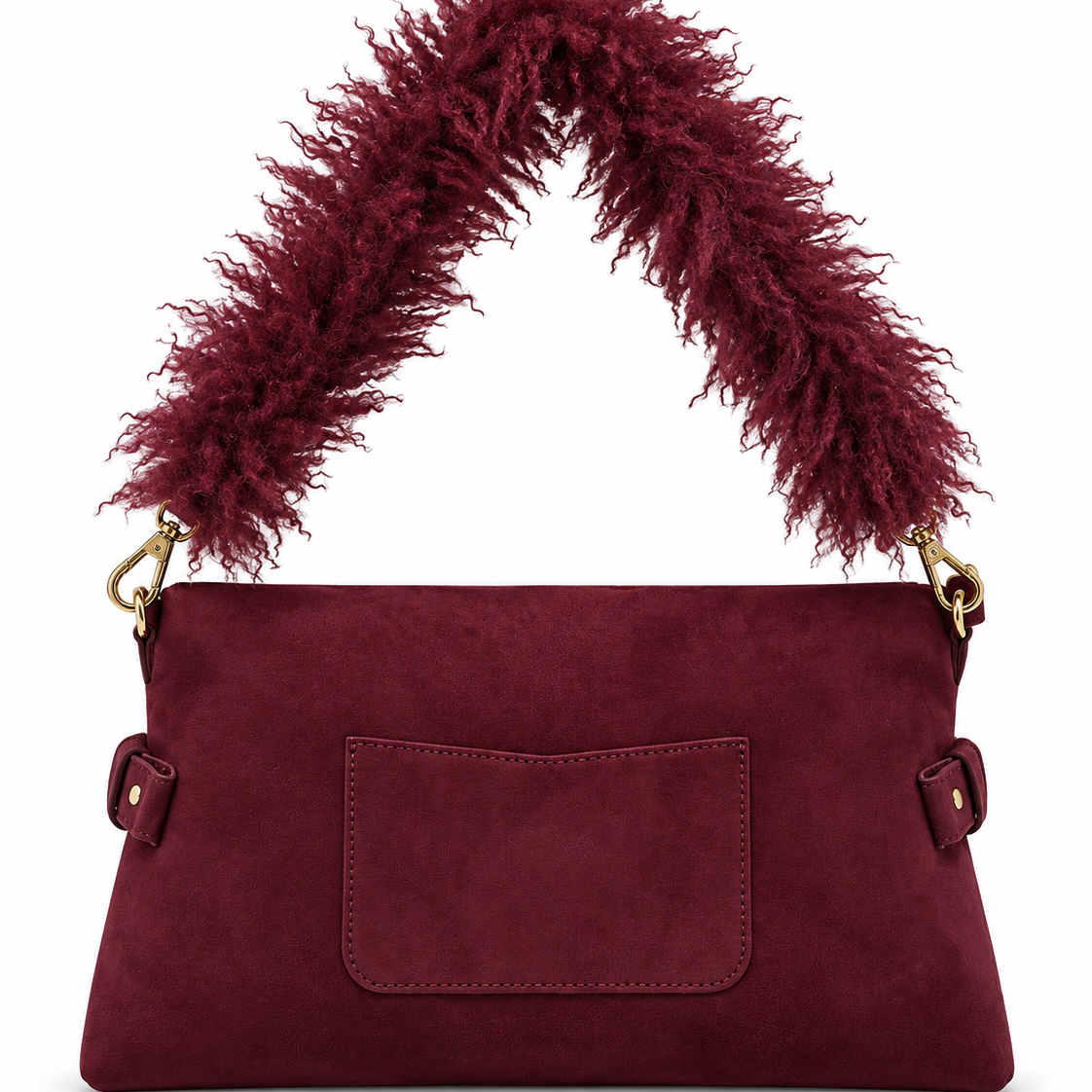 Burgundy Charm Handbag