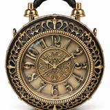 Large Scroll Face Clock Handbag