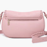 Pink crossbody bag back