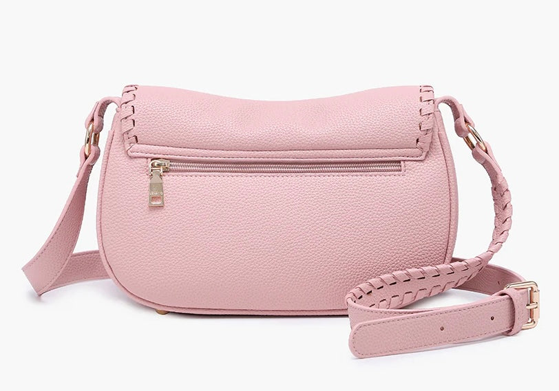Pink crossbody bag back