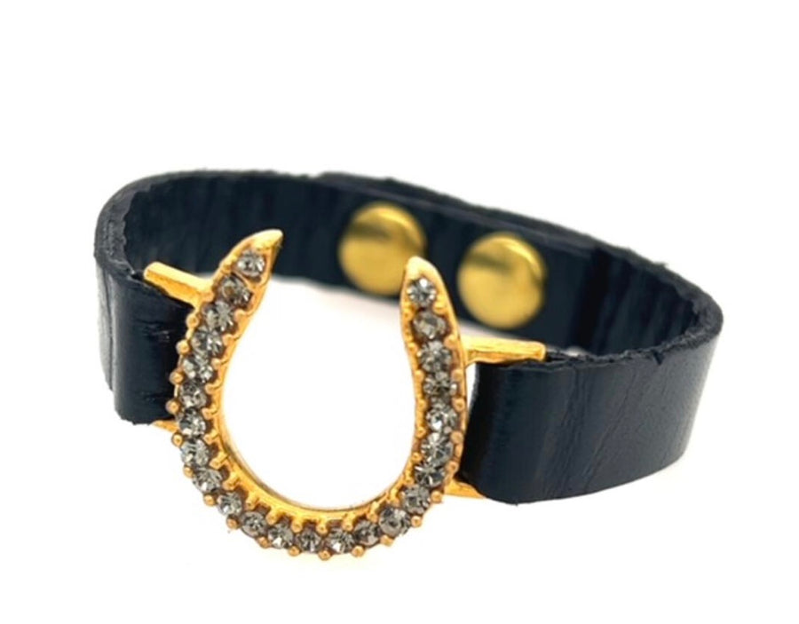 Gina Riley Gold Horseshoe Bracelet RR1137