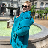 Diana Rosh Ocean Faux Shearling Jacket