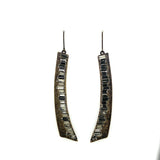 Gina Riley Curved Baguette Earrings 3200
