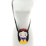 Snow White character holding apple purse model